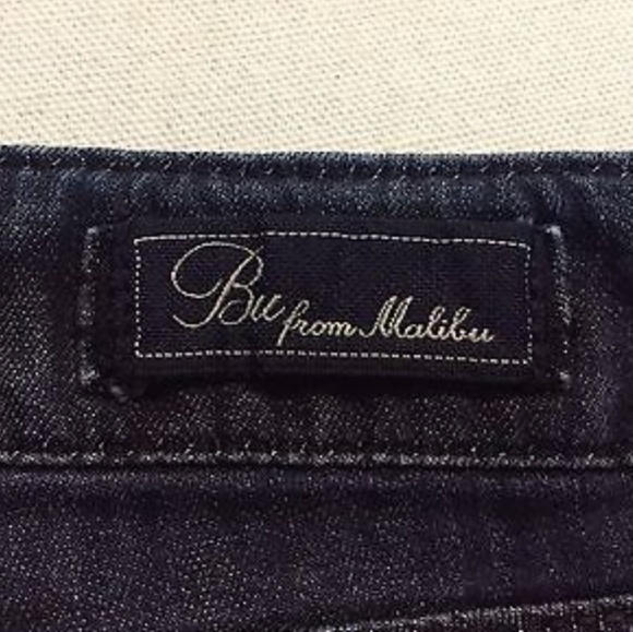 BU Malibu Dark Blue Skinny Stretch Jeans - Picture 4 of 5